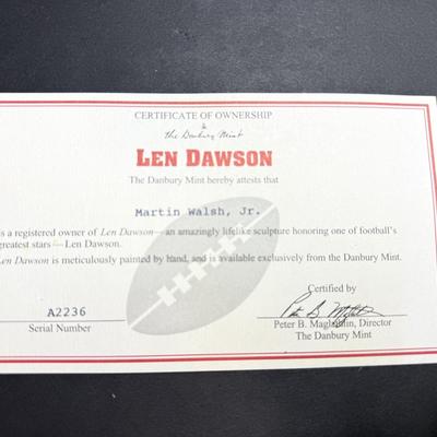 Danbury Mint - Len Dawson