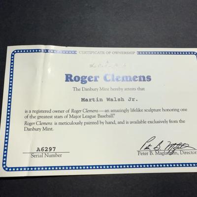 Danbury Mint - Rodger Clemens
