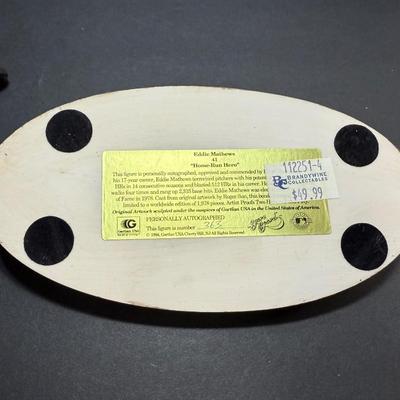 Eddie Mathew’s Authentic Autograph Figurine