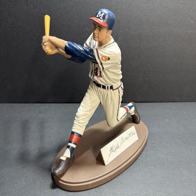 Eddie Mathew’s Authentic Autograph Figurine