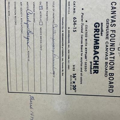 Carolyn Borgein painting