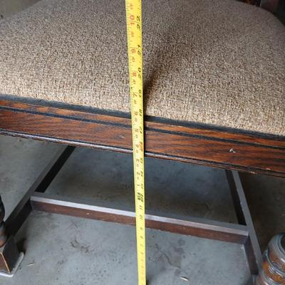 Antique dining room table with six matching chairs well over 100 years old!