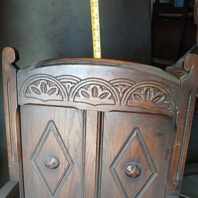 Antique dining room table with six matching chairs well over 100 years old!