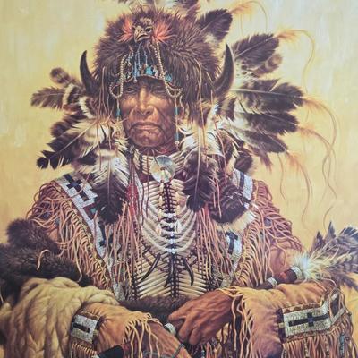 Laverne Elliott framed artwork with arrowhead and pottery - Dreamcatcher s- hand carved & painted candle sconces and a leanin'...