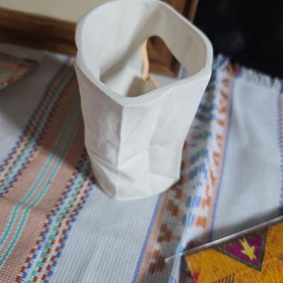 Laverne Elliott framed artwork with arrowhead and pottery - Dreamcatcher s- hand carved & painted candle sconces and a leanin'...