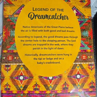 Laverne Elliott framed artwork with arrowhead and pottery - Dreamcatcher s- hand carved & painted candle sconces and a leanin'...