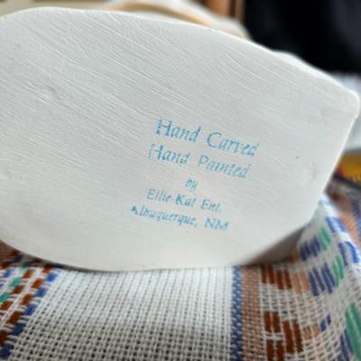 Laverne Elliott framed artwork with arrowhead and pottery - Dreamcatcher s- hand carved & painted candle sconces and a leanin'...