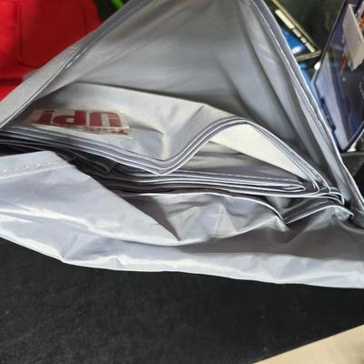 Auto mobile organization & care - Windshield shades - Cargo net - flashlights and more