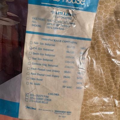 Vintage New Full Sheets, Blankets & Comforter