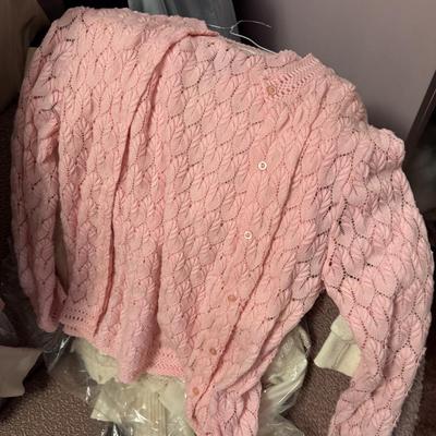 A Rack & a Closet Full of Ladies Clothing