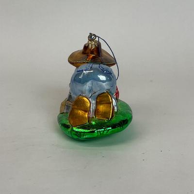 Z586 Christopher Radko Glass Gardener Santa Ornament