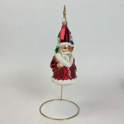 Z588 Christopher Radko “Triple Nick” Glass Ornament