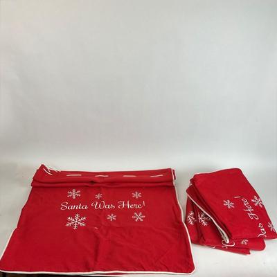 Z599 Set of 4 Felt Extra Large Gift Sacks