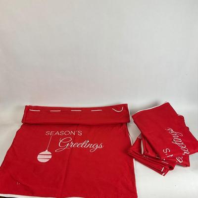 Z599 Set of 4 Felt Extra Large Gift Sacks