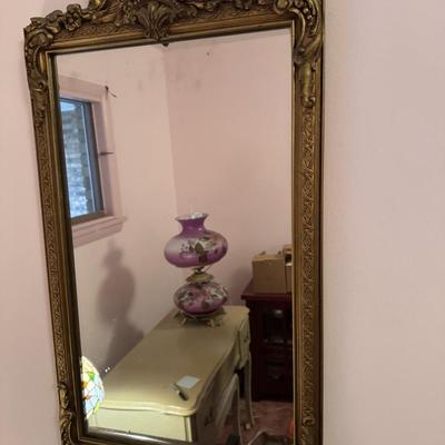 Vintage Gilded Wood Mirror