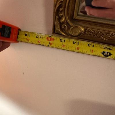 Vintage Gilded Wood Mirror