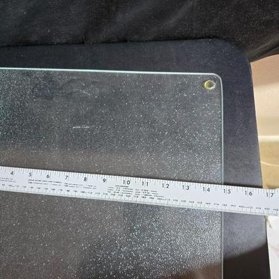 Cutting boards, Knives and nice plastic rubbermaid fresh works food storage containers