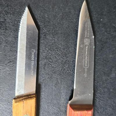 Cutting boards, Knives and nice plastic rubbermaid fresh works food storage containers