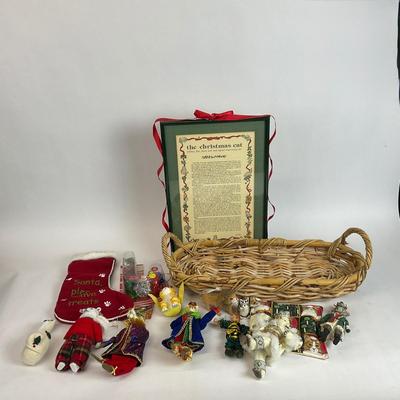 Z703 Cat, Lions, Polar Bear And Cat Toys Christmas Decor