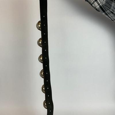 Z705 Large Vintage Leather Sleigh Bells