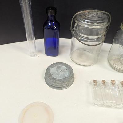 Various Sizes Of Bottles & Canning Jars