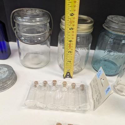 Various Sizes Of Bottles & Canning Jars
