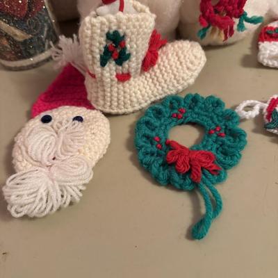 Vintage Crochet and Yarn Christmas Decor