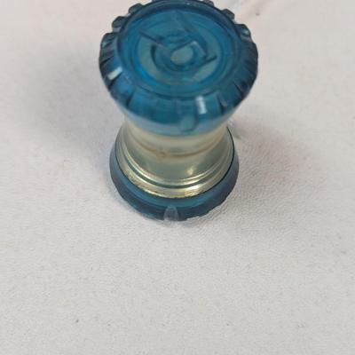 Vintage 1963/1964 Blue/Clear Shaker - Plastic Santa & Mrs. Claus Shakers & Cast Iron Amish Shakers