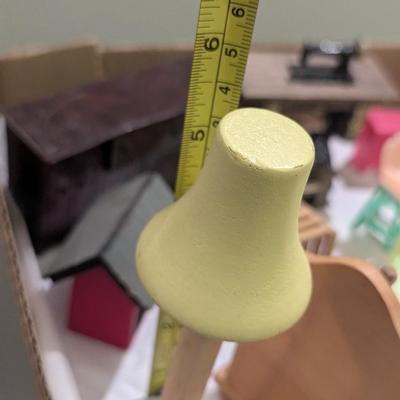 Vintage Wood & Plastic Dollhouse Furniture #3