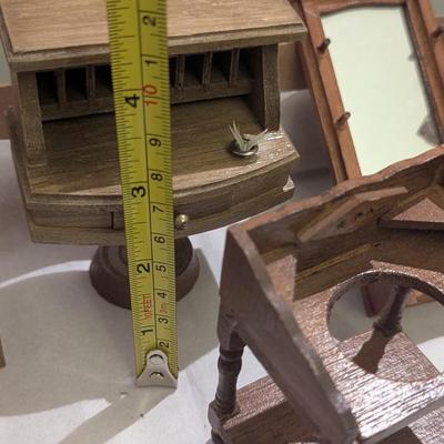 Vintage Wooden Dollhouse Furniture #4