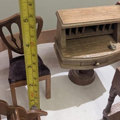 Vintage Wooden Dollhouse Furniture #4