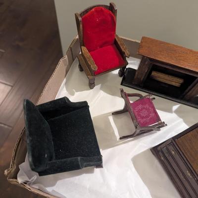 Vintage Wooden Dollhouse Furniture #6