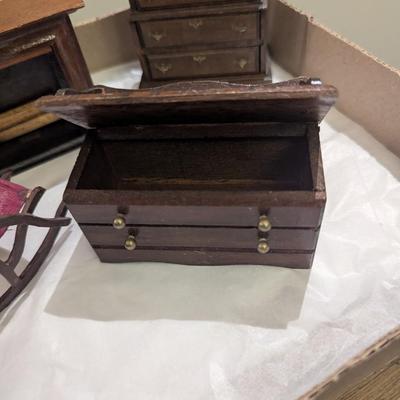 Vintage Wooden Dollhouse Furniture #6