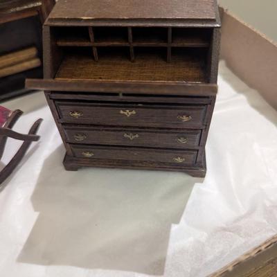 Vintage Wooden Dollhouse Furniture #6