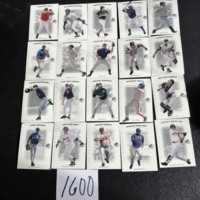 SP Authentic Baseball Cards