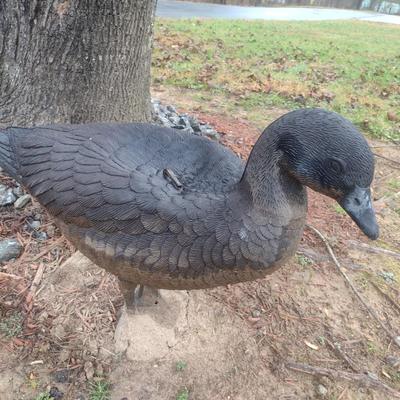 Pair of Lawn Geese Rubber Resin