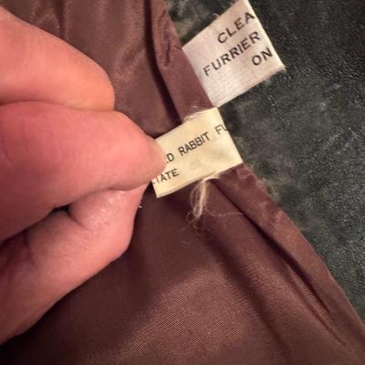 Vintage Montgomery Ward Rabbit Coat