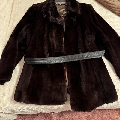 Vintage Montgomery Ward Rabbit Coat