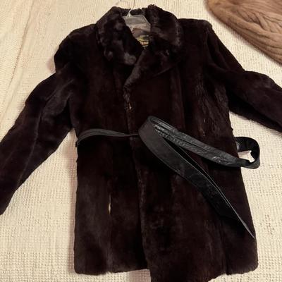 Vintage Montgomery Ward Rabbit Coat