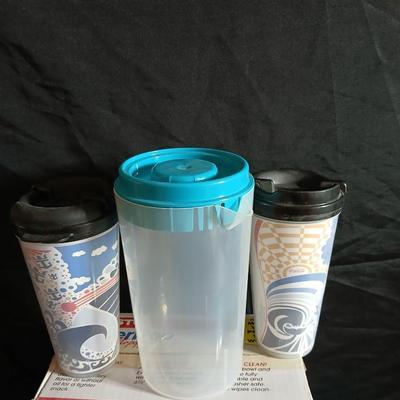 Date night -Movie night! Presto pop Microwave popper, Popcorn bowl, Snuggie blanket, four Movies on DVD, and two large cups with a pitcher