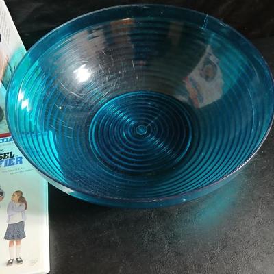 Date night -Movie night! Presto pop Microwave popper, Popcorn bowl, Snuggie blanket, four Movies on DVD, and two large cups with a pitcher