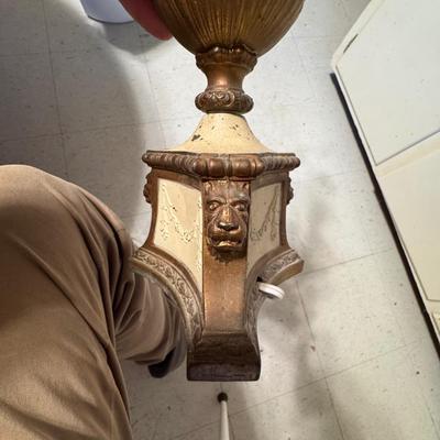 Antique Iron Bedside Lamp 357