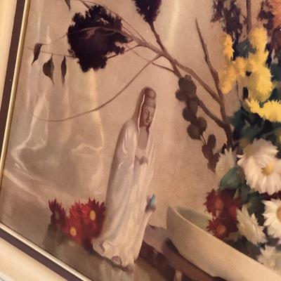 “Oriental Bowl” MCM Framed Print