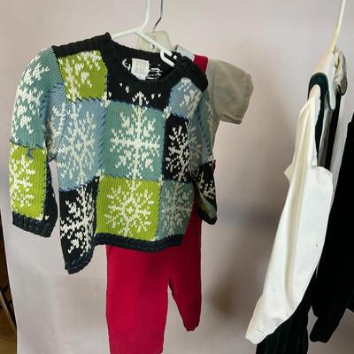 Z717 Vintage Boy Toddler Winter Clothes Lot