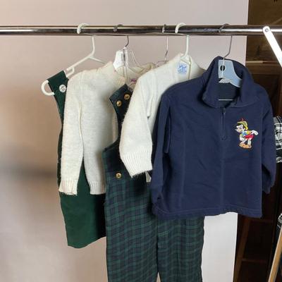 Z717 Vintage Boy Toddler Winter Clothes Lot