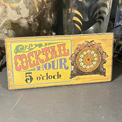 Lot 229: Vintage Cocktail Lot - Silverplate Ice Bucket, MCM Rooster Cocktail Shaker, Bitters Bottles and More