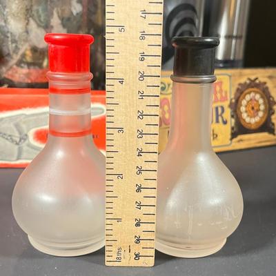 Lot 229: Vintage Cocktail Lot - Silverplate Ice Bucket, MCM Rooster Cocktail Shaker, Bitters Bottles and More