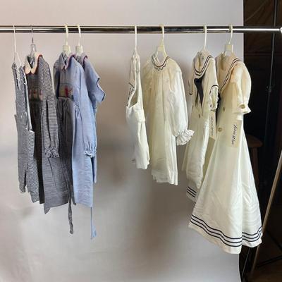 Z718 Vintage Matching Boy and Girl Toddler Clothes