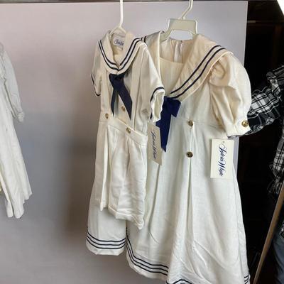 Z718 Vintage Matching Boy and Girl Toddler Clothes