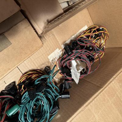 Vintage Sylvania Fluorescent Christmas Bulbs and Sockets